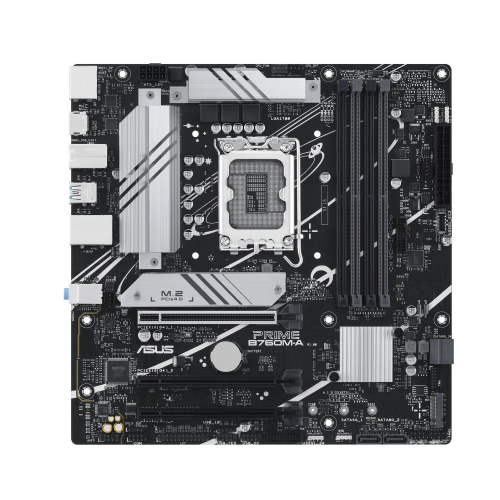 ASUS PRIME B760M-A-CSM SCHEDA MADRE INTEL B760 LGA 1700 WI-FI MICRO ATX DDR5-SDRAM 4xUSB-A 2.0 2xUSB-A 3.2 1xLAN RJ-45 1xPS/2 2xHDMI 1xDISPLAYPORT